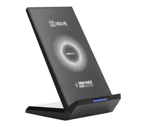 Obal:Me StandCharger Kabellose Ladestation für den Schreibtisch 15W schwarz