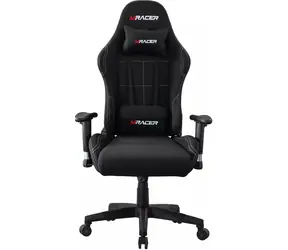 Mercury MRacer Gamingstuhl schwarzer Stoff / 127-136cm / Stoff / 120 kg