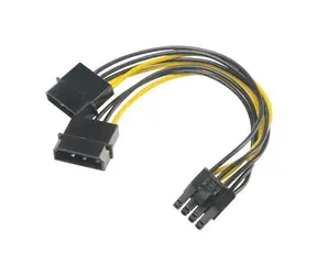 Akasa - 4-Pin-Molex-auf-6+2-Pin-PCIe-Adapter