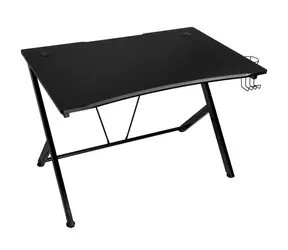 Nitro Concepts D12 schwarz / Gaming-Tisch / B: 116 cm / H: 75 cm / T: 76 cm / Belastbarkeit 60 kg 