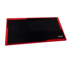 Nitro Concepts Deskmat schwarz-rot / Gaming-Mauspad / 1200x600mm 
