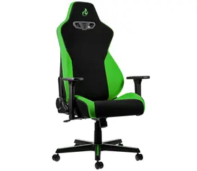 Nitro Concepts S300 Atomic Green grün / Gaming-Stuhl / Stoff / verstellbar / Rollen / Belastbarkeit 135 kg 
