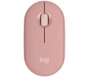 Logitech Pebble Mouse M350S rosa / kabellose optische Maus / 3 Tasten / 4000dpi