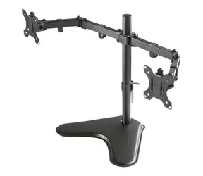Neomounts FPMA-D550DBLACK schwarz / Displayhalterung für den Tisch / 10-32" / Klemme / VESA 100x100 / Belastung 2x 8kg / 2 Displays