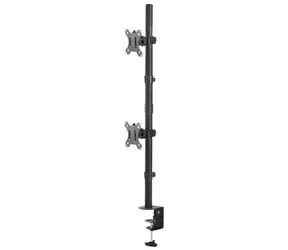 Neomounts FPMA-D550DVBLACK schwarz / Displayhalterung für den Tisch / 10-32" / VESA 100x100 / Belastung 2x6kg / 2 Displays vert