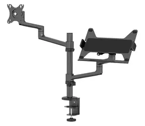 Neomounts DS20-425BL2 schwarz / Display- und Laptophalterung für den Tisch / 17-27" ; 11,6-17,3" / VESA 100x100 / Nosn. 8+5 kg