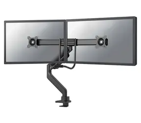 Neomounts DS75-450BL2 schwarz / Displayhalterung für den Tisch / 17-32" / Klemme + Tülle / VESA 100x100 / Belastung 2x8kg 