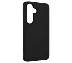 FIXED Back gummierte Cover Story für Samsung Galaxy S25 schwarz