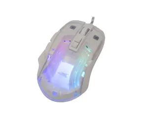 Baracuda ANGLERFISH Gaming-Maus / Gaming Maus / Optisch / 7D / 7200 dpi / 1,5m / 110g / weiß