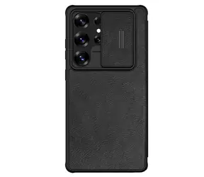 Nillkin Qin Book PRO Hülle für Samsung Galaxy S25 Ultra schwarz