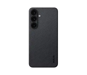 Pitaka Ultra-Slim Case Schutzhülle für Samsung Galaxy S25 Schwarz/Grau (Twill)