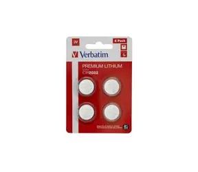 Verbatim CR2032 Lithium 3V Batterien Premium 4 Stück