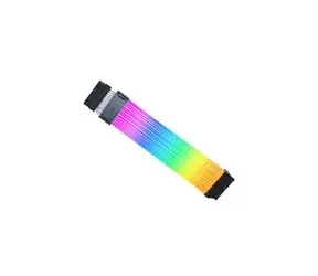 Lian Li Strimer Wireless 24-Ping RGB Motherboard Kabel / 1x 24 Pin Stecker / 1x 24 Pin Buchse / 132 LEDs
