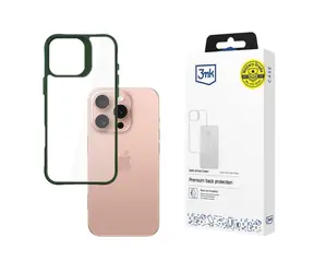 3mk Satin Armor Case+ Backcover für Apple iPhone 16 Pro grün