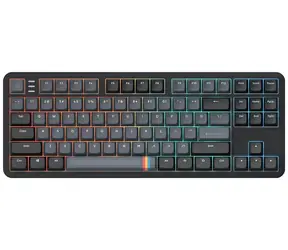 Dark Project ALU87A Midnight / Gaming-Tastatur / mechanisch / g3ms Zircon Speed-Schalter / RGB / USB / 1,8 m