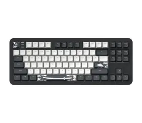 Dark Project ALU87B Bushido / Gaming-Tastatur / mechanisch / g3ms Moonstone-Schalter / RGB / USB / 1,8 m