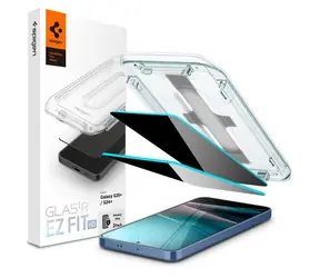 Spigen Glass tR EZ Fit HD (Privacy) gehärtetes Schutzglas für Samsung Galaxy S25+/S24+ 2St
