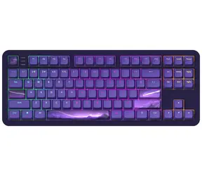 Dark Project ALU87B Celestial / Gaming-Tastatur / mechanisch / g3ms Voidstone-Schalter / RGB / USB / 1,8 m