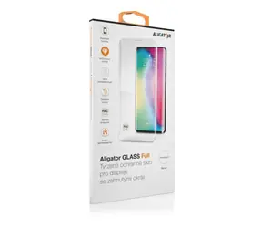 Aligator Displayschutz GLAS FULL Samsung S10+ / schwarz