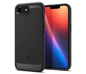 Spigen Rugged Armor MagSafe Schutzhülle für Apple iPhone 16e mattschwarz