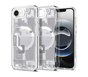 Spigen Ultra Hybrid MagSafe Schutzhülle für Apple iPhone 16e Zero One Weiß
