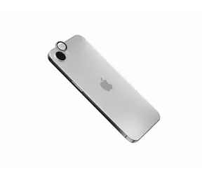 FIXED Kamera-Glaslinsenschutz für Apple iPhone 16e Space Grau