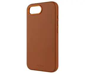 FIXED MagLeather Leder-Backcover mit MagSafe-Unterstützung für Apple iPhone 16e braun