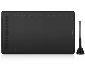 Huion H1161 schwarz / Grafiktablett / 279,4 x 174,6 mm / 5080 LPI / 8192 Druckstufen / 12 Programme. Tasten 