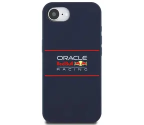 Red Bull Silikon Horizontal Logo MagSafe Backcover für iPhone 16e blau