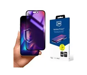 3mk Rainbow Privacy Schutzglas für Apple iPhone 15 PLUS