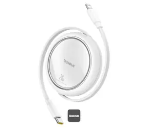 Baseus Free2Pull (P10364501211-00) USB-C/Lightning-Datenkabel 20 W 1 m weiß