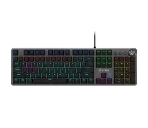 MSI FORGE GK310 schwarz / Gaming-Tastatur / USB / CZ+SK-Layout / 1,8 m