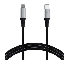 Allity AUC-01 USB-C/Lightning Datenkabel 2m 27W schwarz