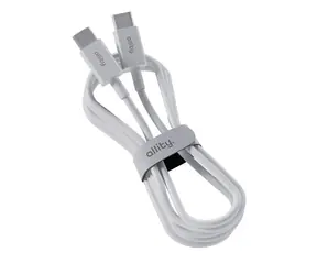 Allity AUC-03 Datenkabel USB-C/USB-C 1m 100W weiß