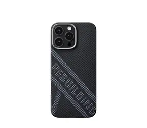 Pitaka Tactile Woven Case Re-TROS Rebuilding Schutzhülle für iPhone 16 Pro schwarz