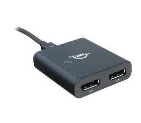 OWC Adapter Thunderbolt 3 Dual DisplayPort 4K / 30cm / DisplayLink / Unterstützt bis zu 8K