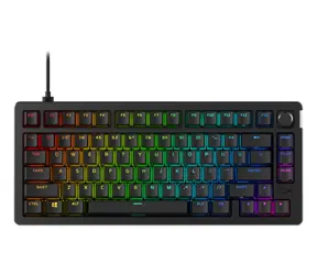 HyperX Alloy Rise 75 / Mechanische Gaming-Tastatur / HyperX Red / US / RGB-LED-Hintergrundbeleuchtung / Anti-Ghosting