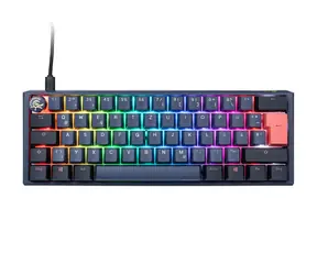 Ducky One 3 Mini Cherry MX-Blue blau / Gaming-Tastatur / beleuchtet / mechanisch / kabelgebunden USB-C / DE