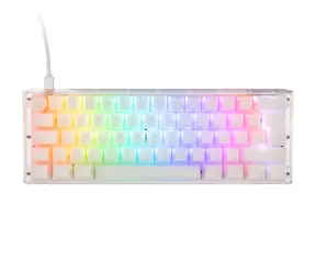 Ducky One 3 Aura Mini Kailh Jellyfish Y weiß / Gaming-Tastatur / beleuchtet / mechanisch / kabelgebunden USB-C / DE