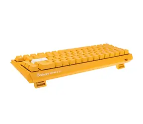 Ducky One 3 Yellow Cherry MX-Blue gelb / Gaming-Tastatur / hintergrundbeleuchtet / mechanisch / kabelgebunden USB-C / US