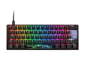 Ducky One 3 Classic Mini Cherry MX-Black schwarz / Gaming-Tastatur / beleuchtet / mechanisch / kabelgebunden USB-C / DE