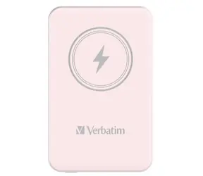 Verbatim Charge 'n' Go Magnetische kabellose Powerbank 5000 mAh Rosa / USB-C / MagSafe / 15-20 W