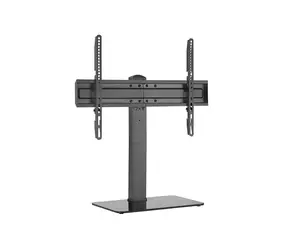 Brateck LDT03-23L schwarz / Universal-Tischständer für TV 37"-70" / drehbar / Tragkraft 45kg