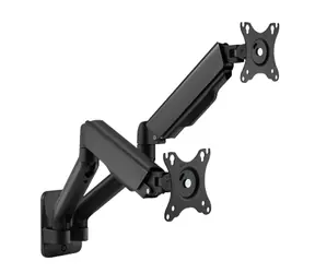 Brateck LDA32-114E / Zweiarmige Wandhalterung für max. Monitor 32' / mechanische Feder