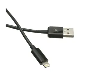 C-tech USB - Lightning-Kabel 1 m schwarz / USB 2.0 A (M) - Lightning (M)