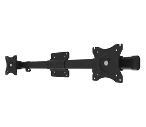 Neomounts FPMA-CB100BLACK schwarz / Adapter zum Umbau einer Halterung auf zwei Bildschirmhalterungen / Größe 10-27" 