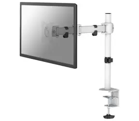 Neomounts NM-D135WHITE weiß / Desktop-Monitorhalterung / Größe 10-30" / VESA 75x75 - 100x100 / Tragkraft 8 kg