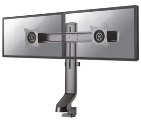 Neomounts FPMA-D860DBLACK / Halterung für 2 Monitore / Größe 10-27" / 75x75 - 100x100 / Tragkraft 7 kg