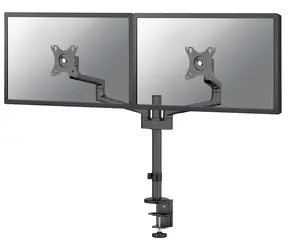 Neomounts TIS DS60-425BL2 schwarz / Tischhalterung für 2 Monitore / Größe 17-27" / VESA 75x75 - 100x100 / Tragkraft 8 kg