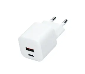 Solight DC77 / Schnellladegerät / USB-C + USB-A / 20W / PD Schnellladegerät